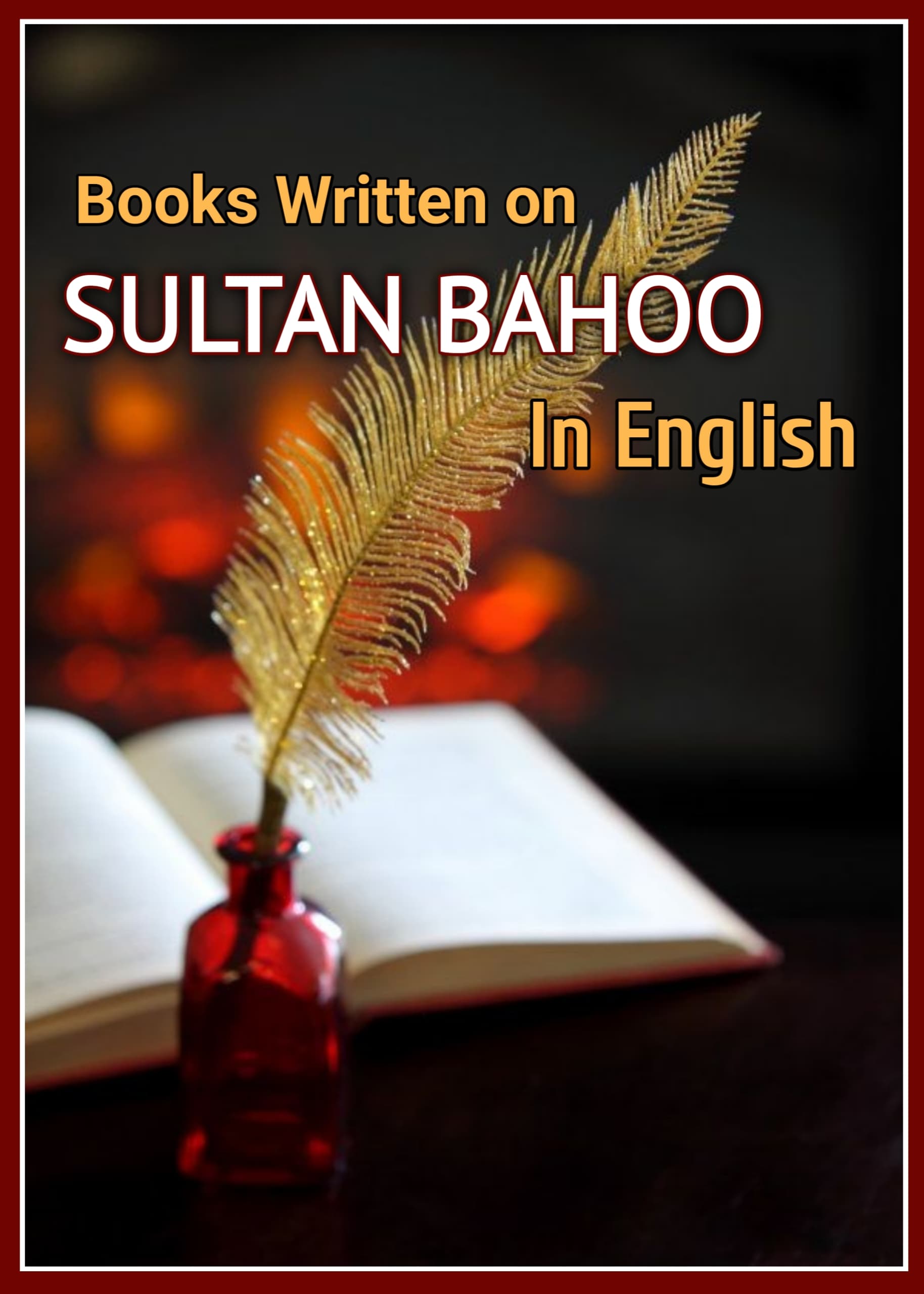 books written on sultan bahoo in english