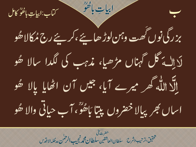 Abyat-e-Bahoo-Baa
